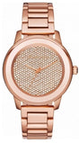 Michael Kors Kinley Rose Gold Dial Rose Gold Steel Strap Watch for Women - MK6210 Authentic Buy Shop Now