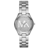 Michael Kors Mini Slim Runway Silver Dial Silver Steel Strap Watch for Women - MK3548 Authentic Buy Shop Now