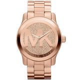 Michael Kors Slim Runway Rose Gold Dial Rose Gold Steel Strap Watch for Women - MK3549 Authentic Buy Shop Now