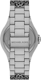 Michael Kors Lennox Analog Crystals Silver Dial Silver Steel Strap Watch For Women - MK7408 Authentic Buy Shop Now