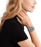 Michael Kors Lennox Analog Crystals Silver Dial Silver Steel Strap Watch For Women - MK7408 Authentic Buy Shop Now