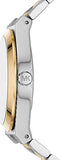 Michael Kors Lennox Three-Hand White Dial Two Tone Steel Strap Watch for Women - MK7464 Authentic Buy Shop Now