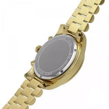 Michael Kors Lexington Chronograph Blue Dial Gold Steel Strap Watch For Women - MK7216 Authentic Buy Shop Now