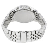 Michael Kors Lexington Chronograph Silver Dial Silver Steel Strap Watch for Men - MK8515 Authentic Buy Shop Now