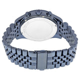Michael Kors Lexington Chronograph Blue Dial Blue Steel Strap Watch for Men - MK8480 Authentic Buy Shop Now