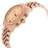 Michael Kors Lexington Purple Dial Rose Gold Steel Strap Watch For Women - MK6207 Authentic Buy Shop Now