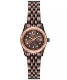 Michael Kors Lexington Three-Hand Brown Dial Brown Steel Strap Watch for Women - MK4844 Authentic Buy Shop Now