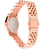 Michael Kors Lexington Quartz White Dial Rose Gold Steel Strap Watch For Women - MK3230 Authentic Buy Shop Now