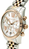 Michael Kors Lexington Chronograph Silver Dial Two Tone Steel Strap Watch for Women - MK5735 Authentic Buy Shop Now