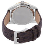 Michael Kors Lexington Silver Dial Brown Leather Strap Watch For Women - MK4745 Authentic Buy Shop Now