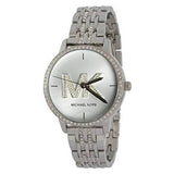 Michael Kors Melissa Quartz Silver Dial Silver Steel Strap Watch for Women - MK4370 Authentic Buy Shop Now