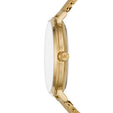 Michael Kors Auden Three Hand White Dial Gold Mesh Strap Watch for Women - MK7150 Authentic Buy Shop Now