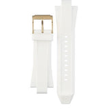 Michael Kors Dylan Chronograph White Dial White Rubber Strap Watch For Men - MK8937 Authentic Buy Shop Now
