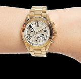 Michael Kors Lexington Quartz Gold Dial Gold Steel Strap Watch For Women - MK6267 Authentic Buy Shop Now