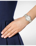 Michael Kors Darci Silver Dial Two Tone Steel Strap Watch for Women - MK3405 Authentic Buy Shop Now