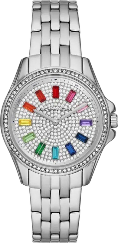 Michael Kors Pilot Quartz Silver Dial Silver Steel Strap Watch For Women - MK7368 Authentic Buy Shop Now