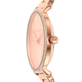 Michael Kors Charley Three-Hand Analog Rose Gold Dial Rose Gold Steel Strap Watch for Women - MK4400 Authentic Buy Shop Now