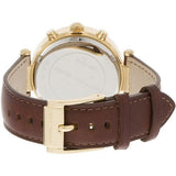 Michael Kors Parker Champagne Gold Dial Brown Leather Strap Watch for Women - MK2249 Authentic Buy Shop Now