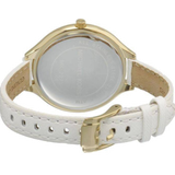Michael Kors Slim Runway White Dial White Leather Strap Watch For Women - MK2273 Authentic Buy Shop Now