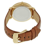 Michael Kors Jaryn Quartz Gold Dial Brown Leather Strap Watch For Women - MK2496 Authentic Buy Shop Now