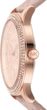Michael Kors Tibby Multifunction Rose Gold Dial Pink Leather Strap Watch For Women - MK2955 Authentic Buy Shop Now