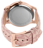 Michael Kors Tibby Multifunction Rose Gold Dial Pink Leather Strap Watch For Women - MK2955 Authentic Buy Shop Now