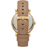 Michael Kors Corey Analog Gold Dial Brown Leather Strap Watch for Women - MK2986 Authentic Buy Shop Now