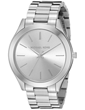 Michael Kors Slim Runway Silver Dial Silver Stainless Steel Strap Watch for Women - MK3178 Authentic Buy Shop Now
