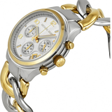 Michael Kors Runway White Dial Two Tone Steel Strap Watch for Women - MK3199 Authentic Buy Shop Now