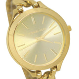 Michael Kors Runway Gold Dial Gold Steel Strap Watch for Women - MK3222 Authentic Buy Shop Now