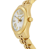 Michael Kors Lexington Quartz Silver Dial Gold Steel Strap Watch For Women - MK3229 Authentic Buy Shop Now
