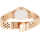 Michael Kors Lexington Quartz White Dial Rose Gold Steel Strap Watch For Women - MK3230 Authentic Buy Shop Now