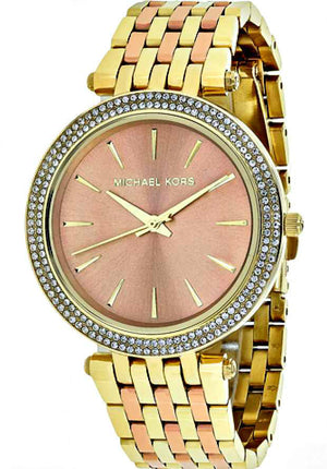 Michael Kors Darci Rose Gold Dial Rose Gold Steel Strap Watch for Women - MK3507 Authentic Buy Shop Now