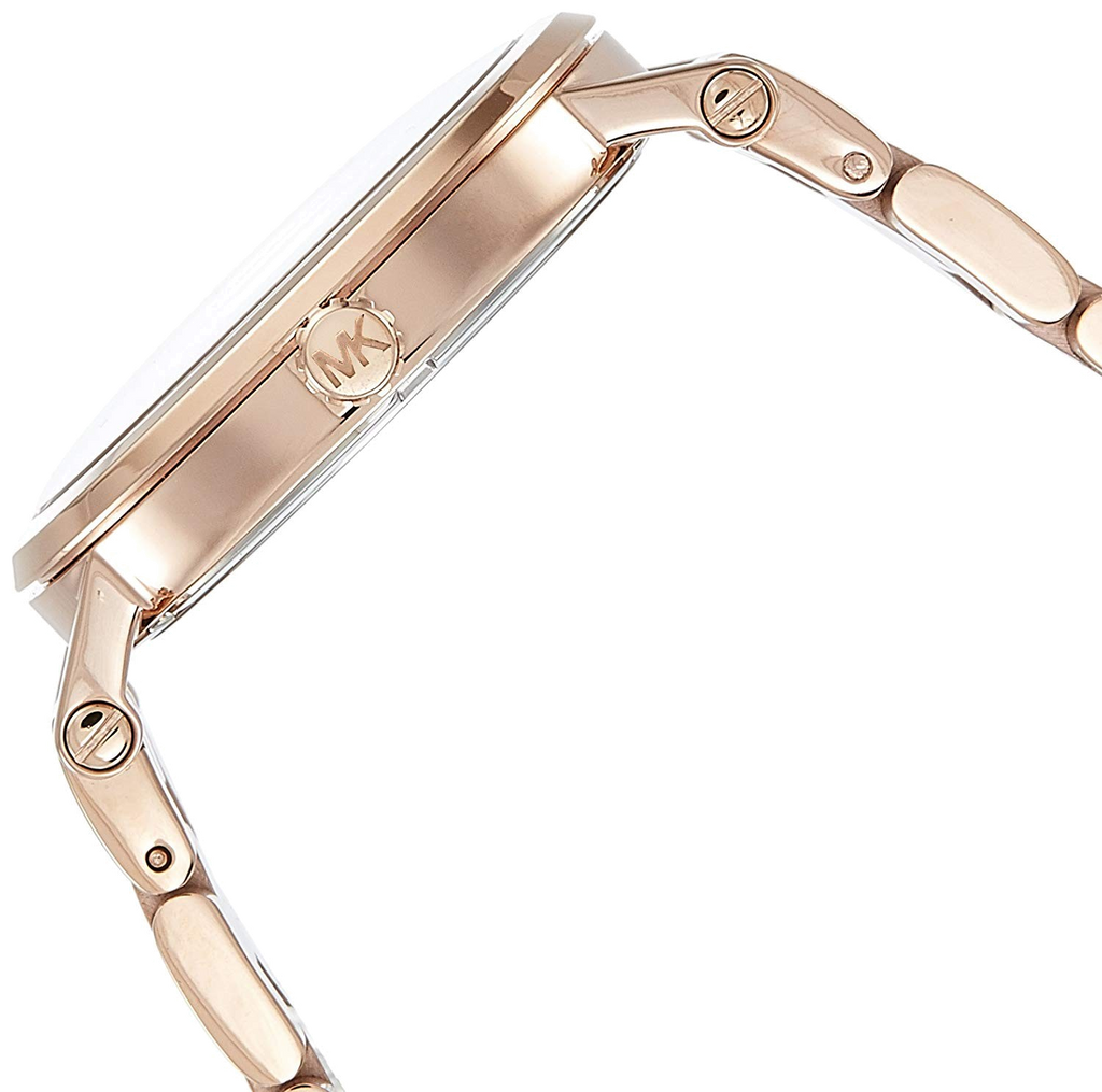 Michael Kors Norie Rose Gold Dial Rose Gold Steel Strap Watch for Women - MK3561 Authentic Buy Shop Now