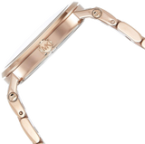 Michael Kors Norie Rose Gold Dial Rose Gold Steel Strap Watch for Women - MK3561 Authentic Buy Shop Now