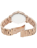Michael Kors Norie Rose Gold Dial Rose Gold Steel Strap Watch for Women - MK3561 Authentic Buy Shop Now