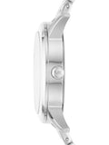 Michael Kors Harman Analog Silver Dial Silver Steel Strap Watch For Women - MK3672 Authentic Buy Shop Now