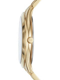 Michael Kors Slim Runway Analog Gold Dial Gold Steel Strap Watch For Women - MK3739 Authentic Buy Shop Now