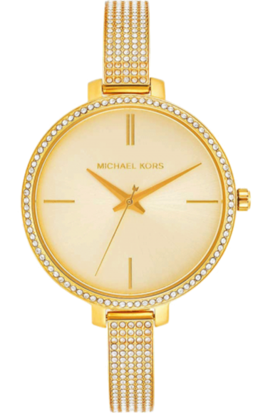 Michael Kors Jaryn Quartz Gold Dial Gold Steel Strap Watch For Women - MK3784 Authentic Buy Shop Now