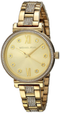 Michael Kors Sofie Quartz Gold Dial Gold Steel Strap Watch For Women - MK3881 Authentic Buy Shop Now