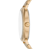 Michael Kors Nia Quartz Gold Dial Gold Steel Strap Watch For Women - MK3989 Authentic Buy Shop Now