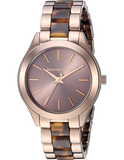 Michael Kors Runway Rose Gold Dial Two Tone Steel Strap Watch for Women - MK4301 Authentic Buy Shop Now