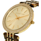 Michael Kors Darci Gold Dial Brown Two Tone Steel Strap Watch for Women - MK4326 Authentic Buy Shop Now