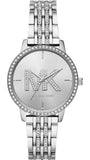 Michael Kors Melissa Quartz Silver Dial Silver Steel Strap Watch for Women - MK4370 Authentic Buy Shop Now