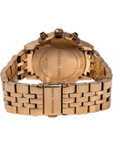 Michael Kors Damen White Dial Rose Gold Steel Strap Watch for Women - MK5026 Authentic Buy Shop Now