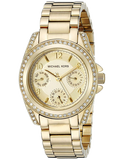 Michael Kors Runway Gold Dial Gold Steel Strap Watch for Women - MK5166 Authentic Buy Shop Now
