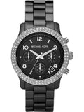 Michael Kors Runway Black Dial Black Steel Strap Watch for Women - MK5190 Authentic Buy Shop Now