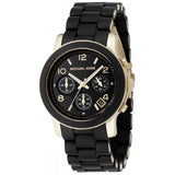 Michael Kors Runway Black Dial Black Silicone Strap Watch for Women - MK5191 Authentic Buy Shop Now