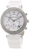 Michael Kors Parker White Dial White Leather Strap Watch for Women - MK5848 Authentic Buy Shop Now