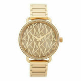 Michael Kors Portia Quartz Gold Dial Gold Steel Strap Watch For Women - MK3886 Authentic Buy Shop Now